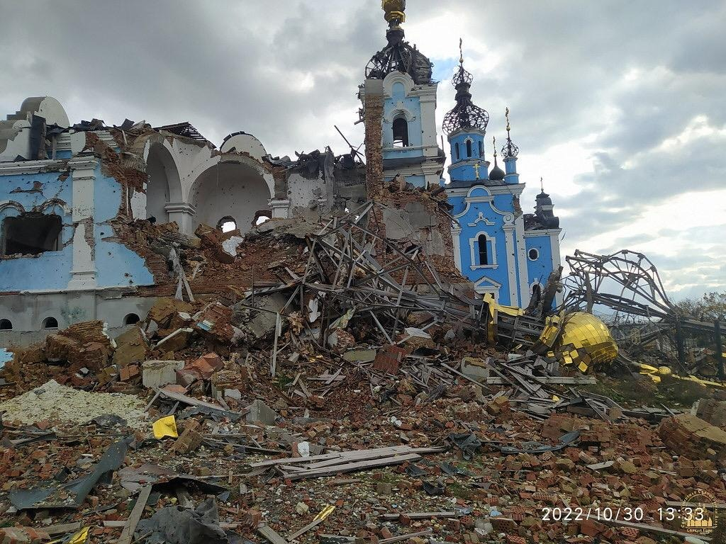 Ukrainian Orthodox Church, Bogorodichnoe village, Donetsk Oblast, Ukraine