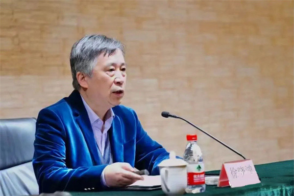 Rev. Xu Xiaohong, chairman of TSPM gave a speech during a training course on "Adhering to the Sinicization of Christianity" at Abundant Grace Church in Shanghai on March 30, 2023.