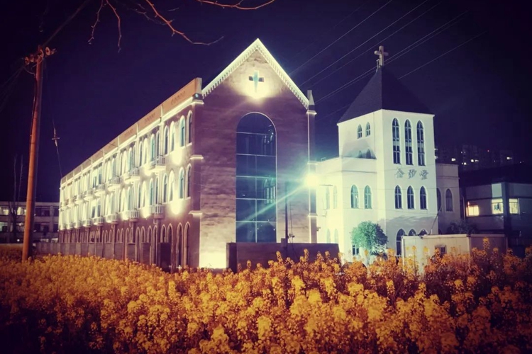 A picture of Jinsha Church in Nantong, Jiangsu,