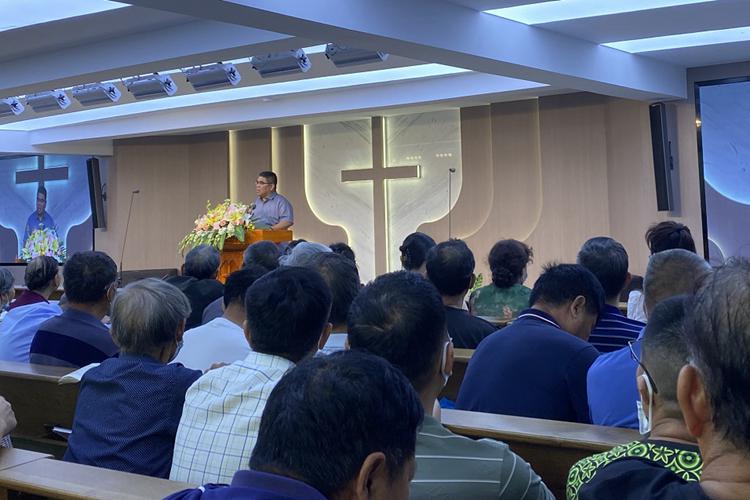 A dedication service was hosted for the new building of Longwu meeting point in Xihu District, Hangzhou, Zhejiang, on June 17, 2023.