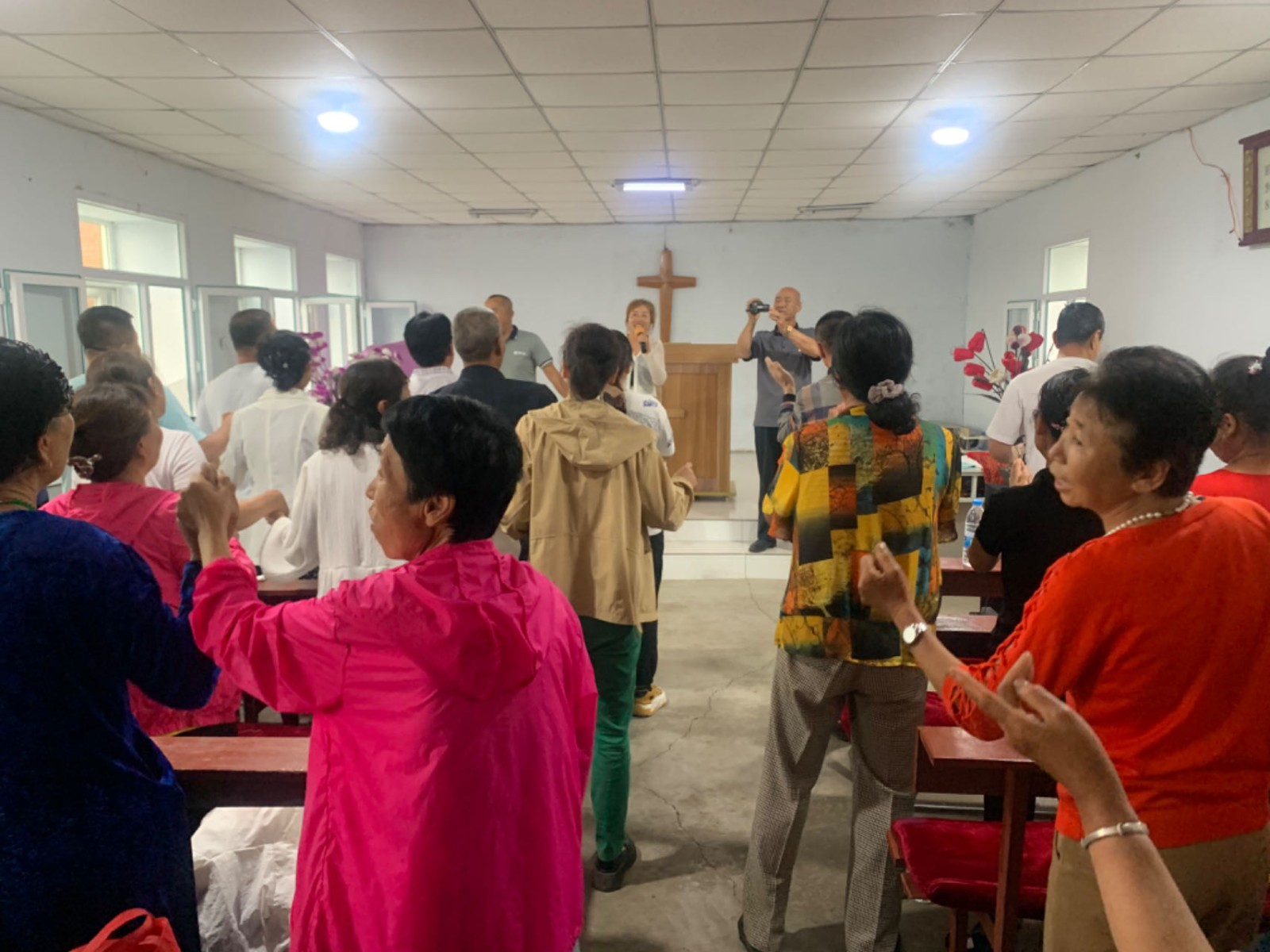 A retreat was held at a rural church in a county-level city, Jilin, in June, 2023