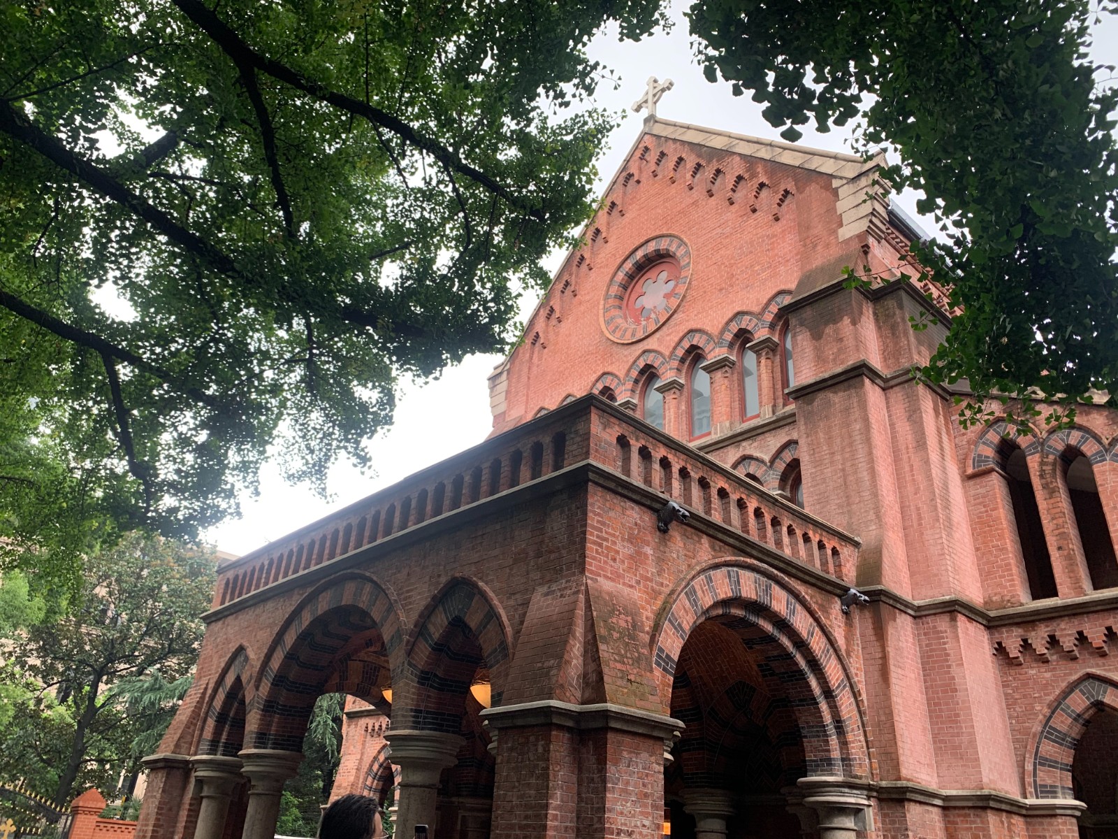 A photo of the outview Holy Trinity Cathedral in Shanghai