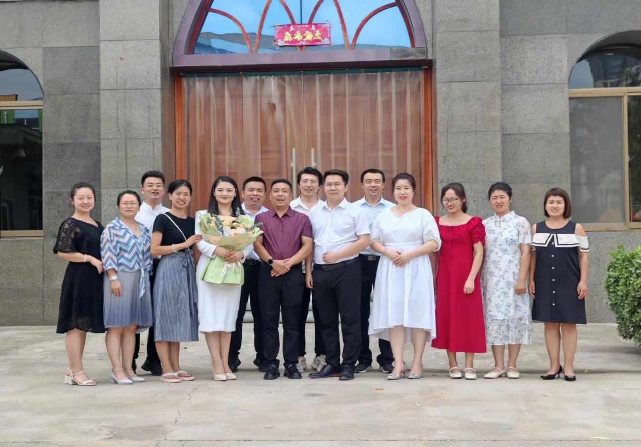 The instructors and believers took a group photo during a christian wedding officiant training hosted by  Chengqu Church in Jincheng City, Shanxi Province, from August 2 to 3, 2023.