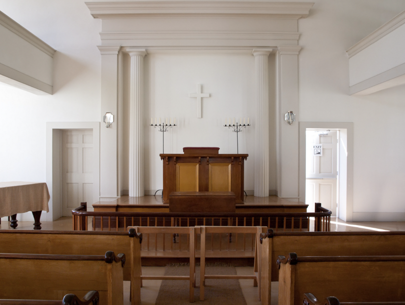 A picture of the church interior