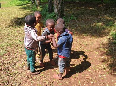 Children in Oromia, Ethiopia, are affected by ethnic violence.