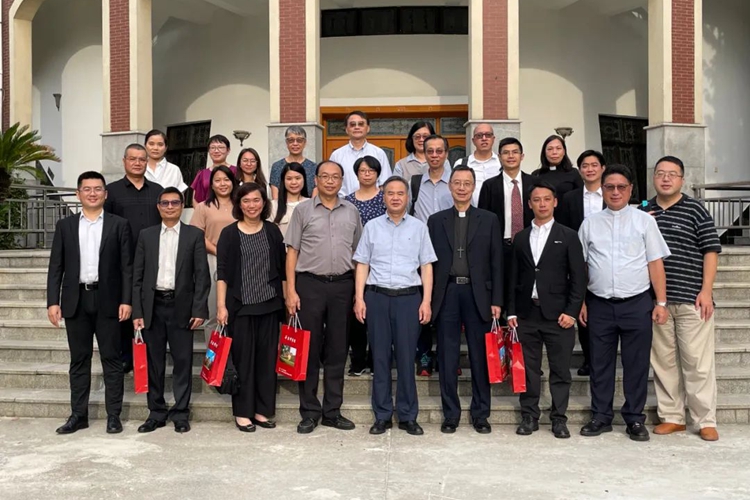 East China Theological Seminary in Shanghai received a delegation from Macau's churches in Shanghai on September 19, 2023.