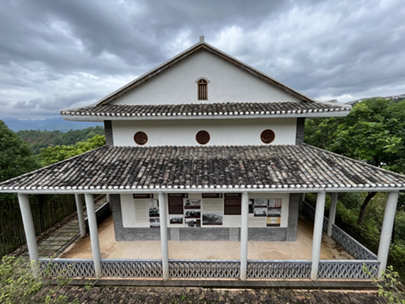The newly-built True Word Church inside Yuankeng Historic Site in Wuhua, Meizhou, Guangdong