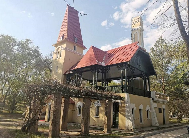 A church