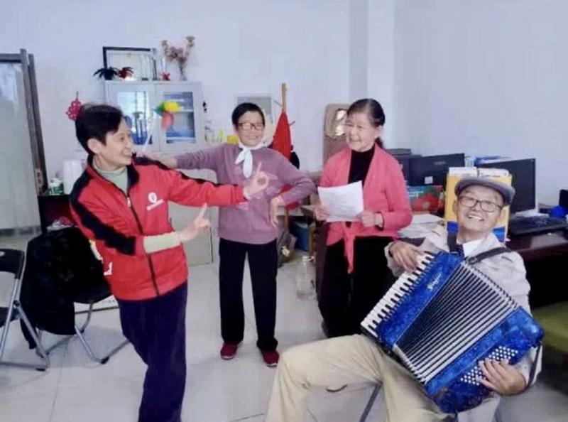 The Reed's Home held elderly-respecting activities to celebrate the Double Ninth Festival in Zhenjiang City, Jiangsu Province, on October 20, 2023.