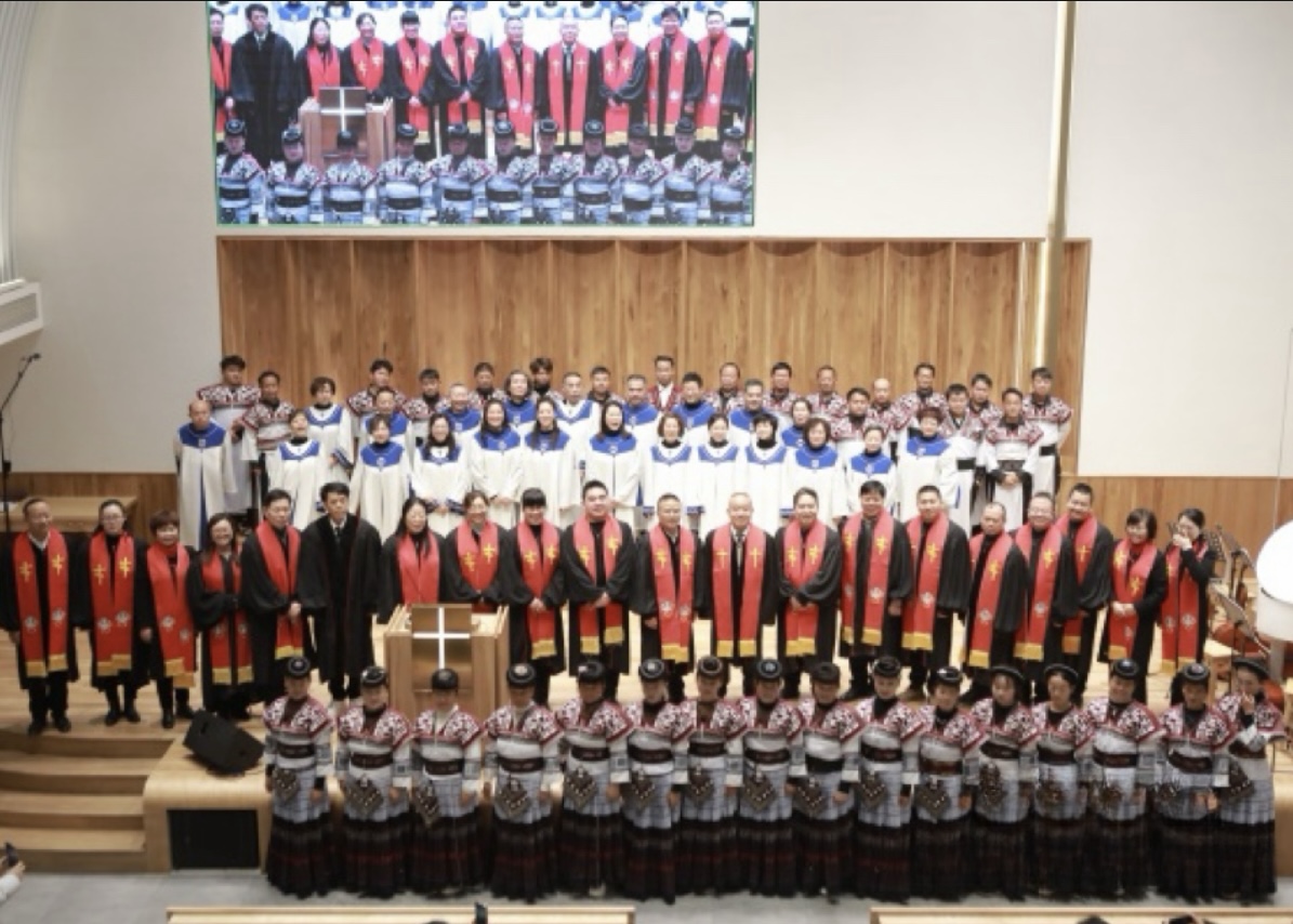 A church in Hejiang County dedicated its new building in Luzhou City, Sichuan Province, on January 4, 2024.
