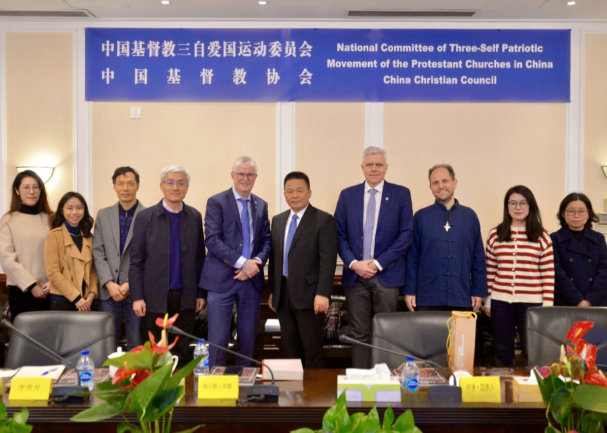 Mr. Helge Gaard, general secretary of the Norwegian Mission Society (NMS), visited the CCC&TSPM office based in Shanghaibased in Shanghai on January 16, 2024.