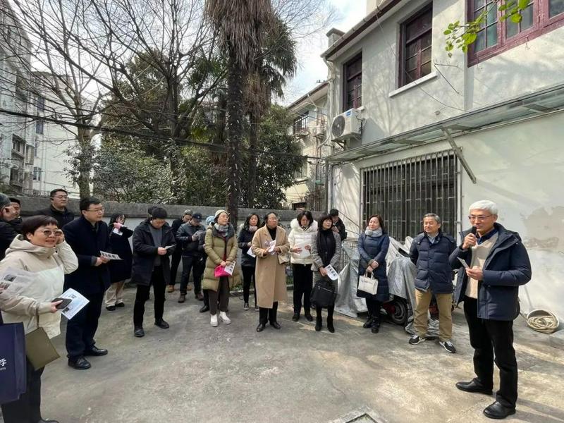 Shanghai CC&TSPM organized an onsite study with over 50 participants at Y. T. Wu's former residence in Hongkou District, Shanghai City, on February 27, 2024.