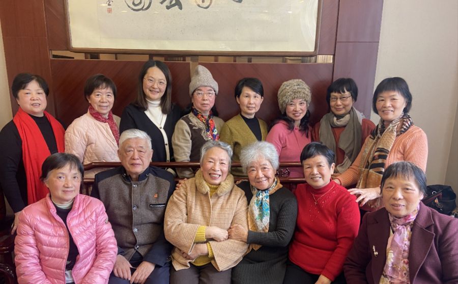 Members of the volunteer medical team of Fuzhou Municipal CC&TSPM celebrated its 45th anniversary in Fuzhou City, Fujian Province, on March 2, 2024.