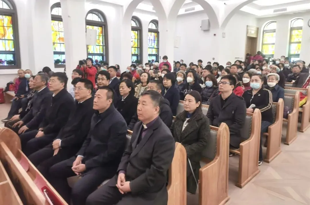 The Zhushikou Church in Beijing held a ceremony for its reopening after restoration in Beijing on March 30, 2024.