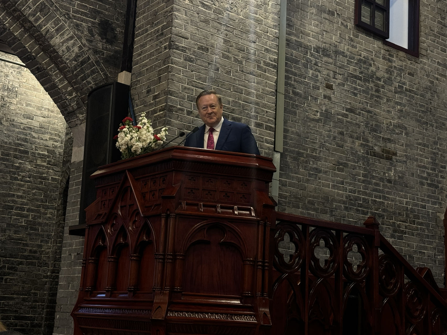 Word4Asia Consulting International President and Founder Dr. Gene Wood preached a sermon at St. Paul's Church, Nanjing, Jiangsu Province, on March 24, 2024. 