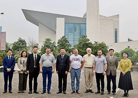 A delegation from the Russian Evangelical Alliance visited the Nanjing Union Theological Seminary in Nanjing City, Jiangsu Province, on April 15, 2024.