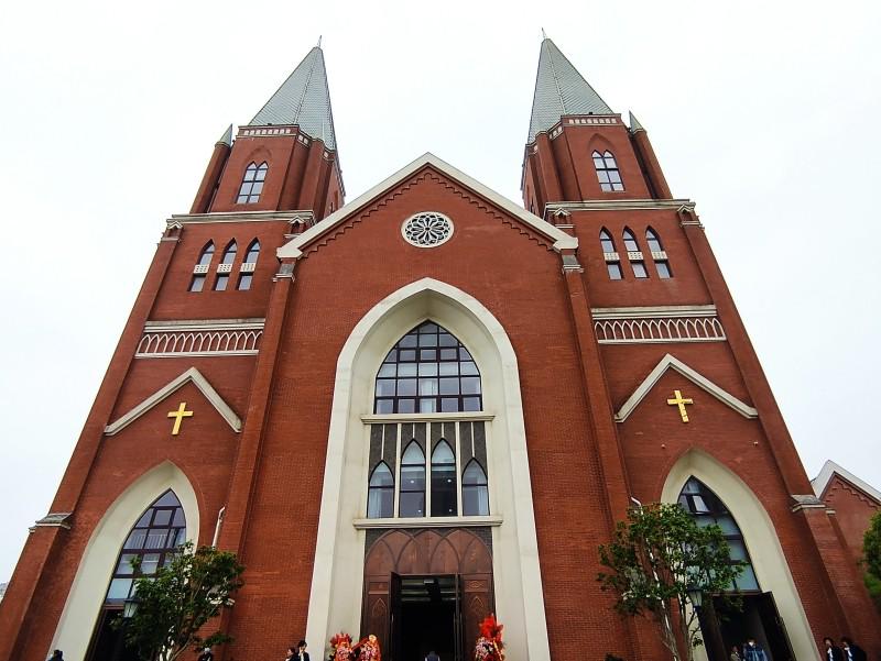The exterior of newly-built Taixing Church in Taizhou, Jiangsu