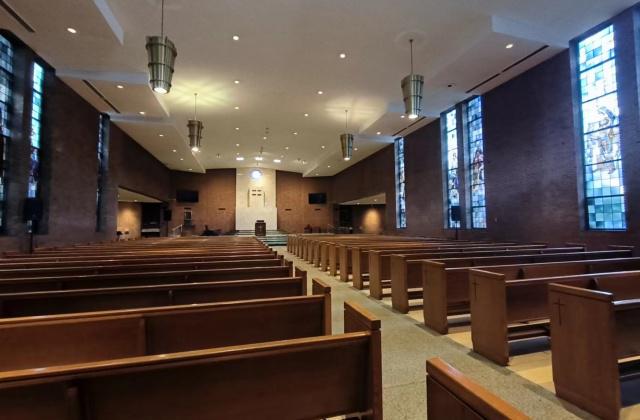 An empty church in South China