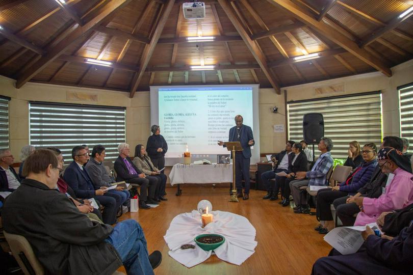 The closing prayer of the WCC executive committee was held at the Episcopal Conference of Colombia, on June 11, 2024.