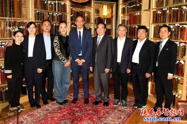 A group picture was taken at Bibliorama (a Bible museum in Stuttgart) when the delegation from Shaanxi CC&TSPM visited Germany on June 12-15, 2024.