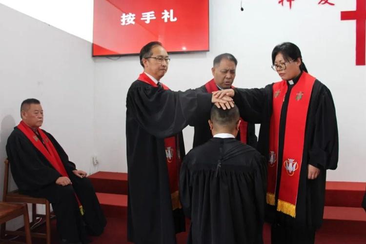 The pastorate ordained a male pastor at West Haiqu Road Church in Rizhao, Shandong, on June 30, 2024.