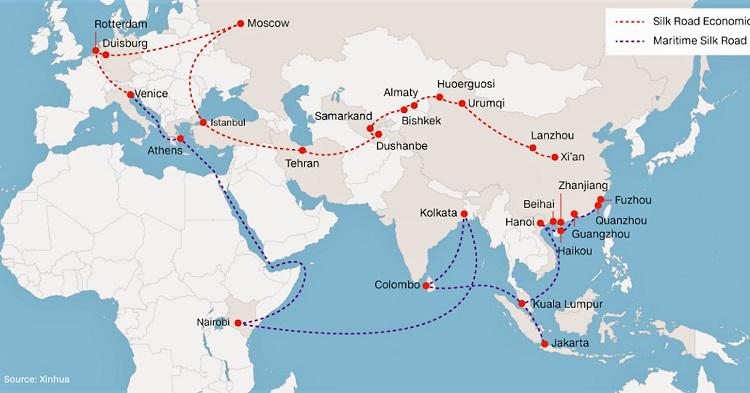 A picture of China's maritime silk road