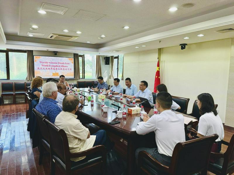 WEA leaders in Nanjing Union Theological Seminary