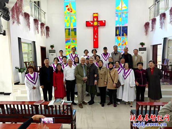 Rev. Johan T. Johansen and the delegation from the Norwegian Missionary Society visited Ankang Church in Ankang City, Shaanxi Province, on October 16, 2024.