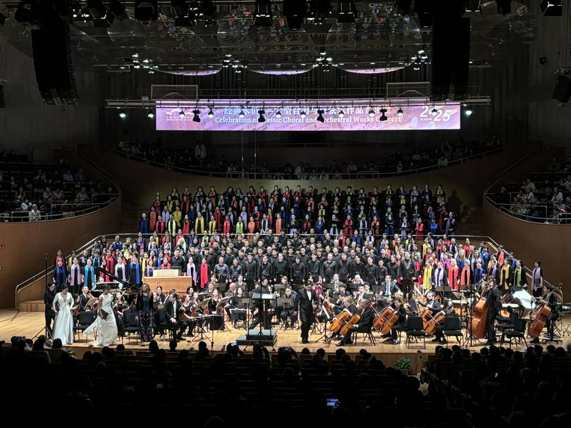 A classical choral and orchestral works concert was held at the Shanghai Oriental Art Center’s Concert Hall in Shanghai on November 10, 2024.