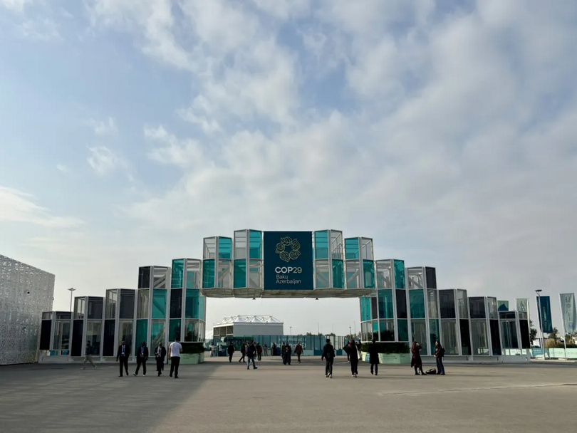 The venue of the United Nations climate change conference, known as COP29, in Baku, Azerbaijan