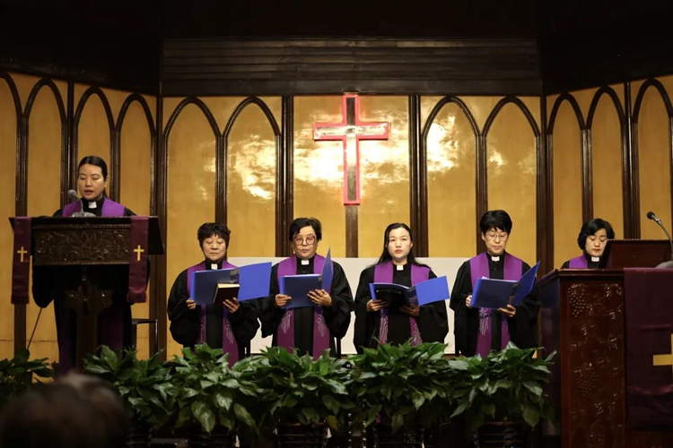 Beijing CC&TSPM organized a World Day of Prayer service at Chongwenmen Church in Beijing on March 8, 2024.