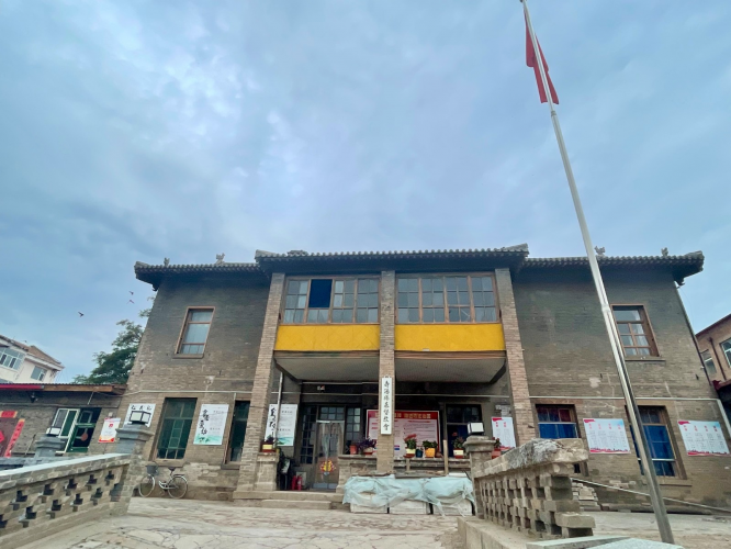 The exterior picture of the Shouyang County Church in Jinzhong City, Shanxi Province