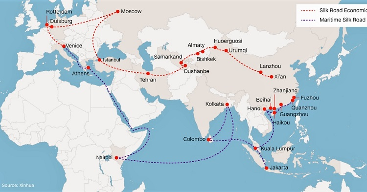 A picture of China's maritime silk road