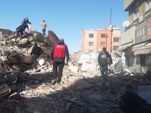 The Amity Rescue Team carried out disaster assessments in heavily affected areas of Türkiye from Feb 6 to 14, 2023, after a 7.8-magnitude earthquake hit Türkiye and neighboring Syria on Feb 6, 2023.