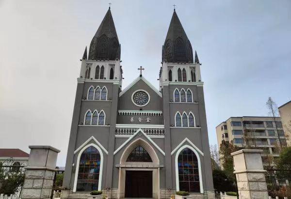 The outer view of the Suzhou Shishan Church