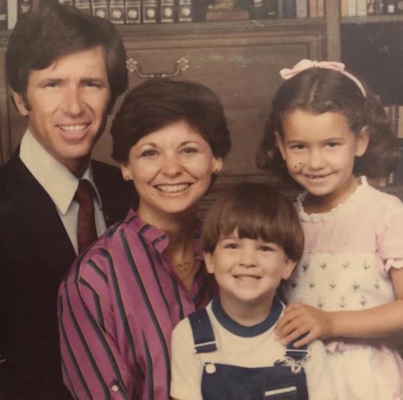 Paul Eshleman and his family (from left to right: Paul Eshleman, Kathy, Jonathan and Jennifer )