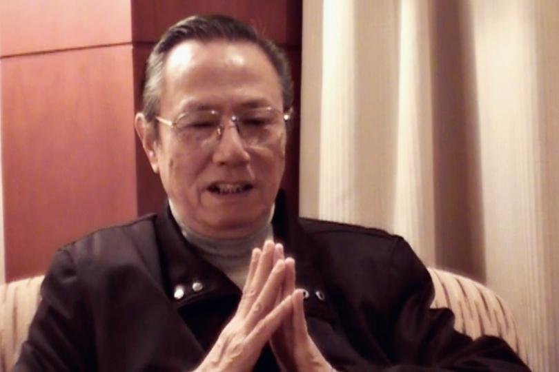 A screenshot from a 2005 interview with Rev. Lin bensheng by the Hong Kong Church Music Association