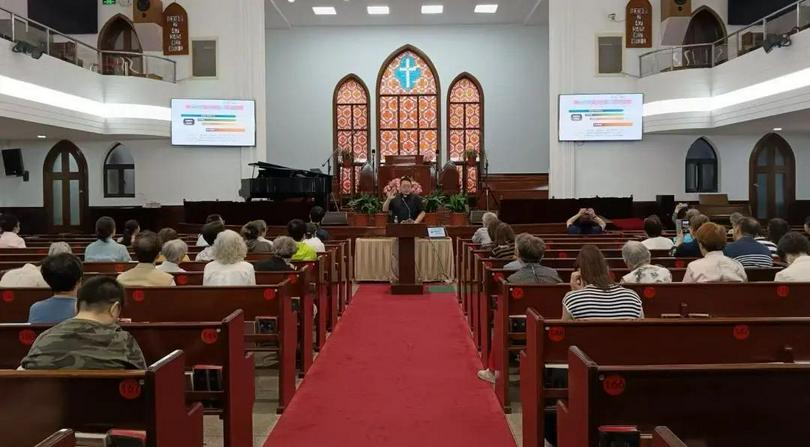 On June 7, 2025, the CC&TSPM of Jing'an District in Shanghai held a special lecture themed "Resisting Heresy" at Moore Memorial Church.