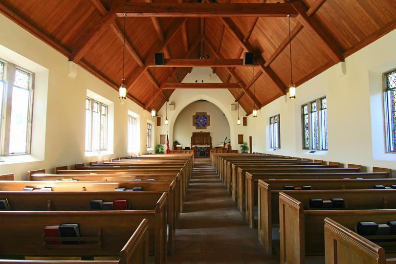 An inner view of a church