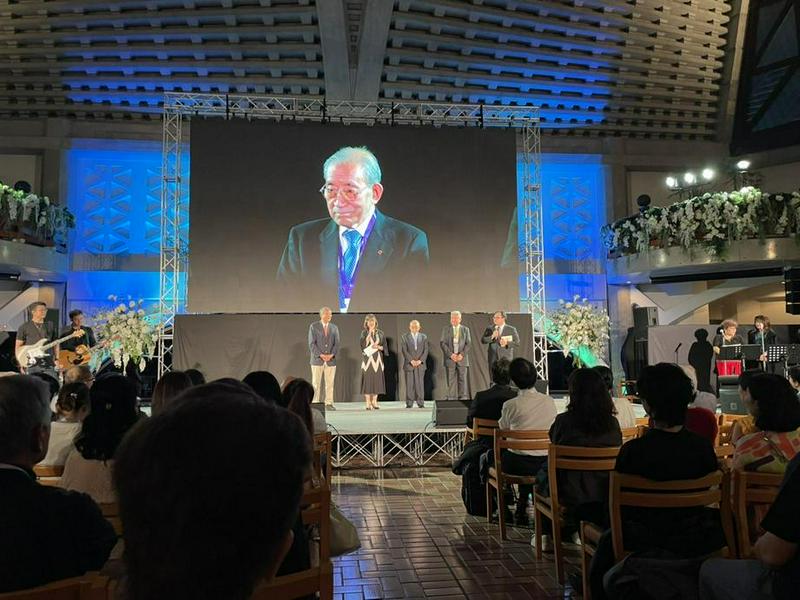 A group photo of the speakers during the fourth Impact Asia Alliance Summit at Wesleyan Holiness Yodobashi Church in Tokyo, Japan. 