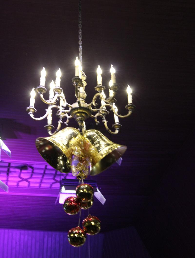 The Bells and Balls on the hanging lamp