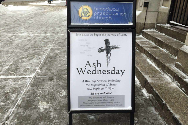 Ashes Wednesday