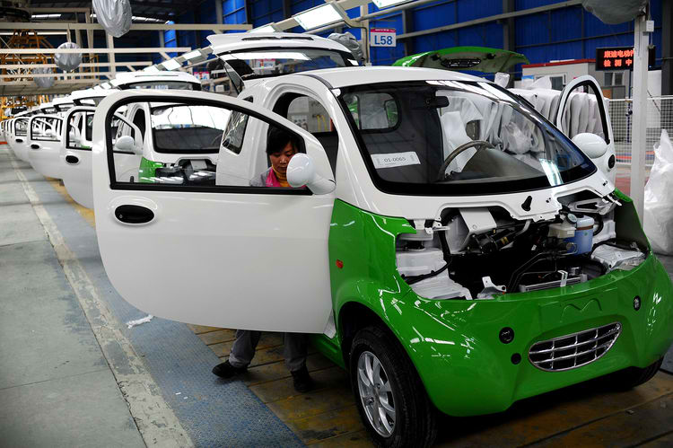 Example of China-made electric cars