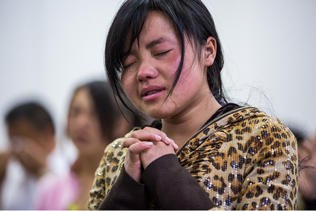 Morning prayer in the center