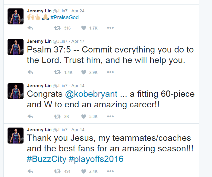Jeremy Lin Leads Hornets To Playoff Win In 14 Years: 27-Year-Old NBA  Star Praises God On Social Media