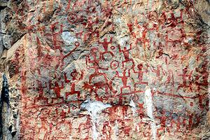 Rock Paintings in Huashan