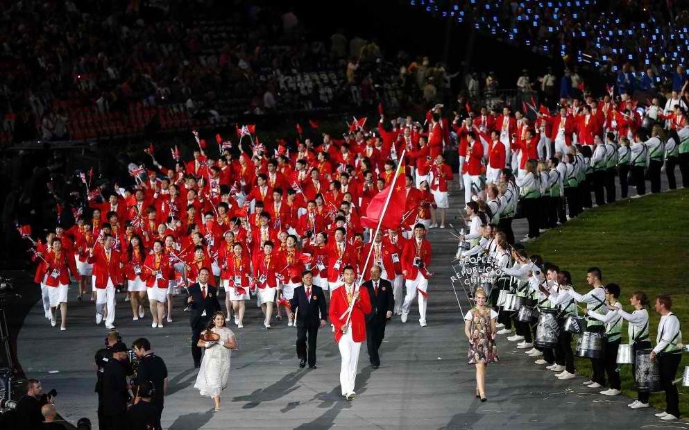 Chinese athletes in the 2012 London Olympics