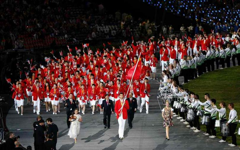 Chinese athletes in the 2012 London Olympics