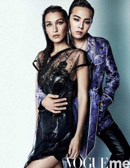 G-Dragon and Bella Hadid