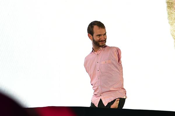 Nick Vujicic’s public speech in Beijing